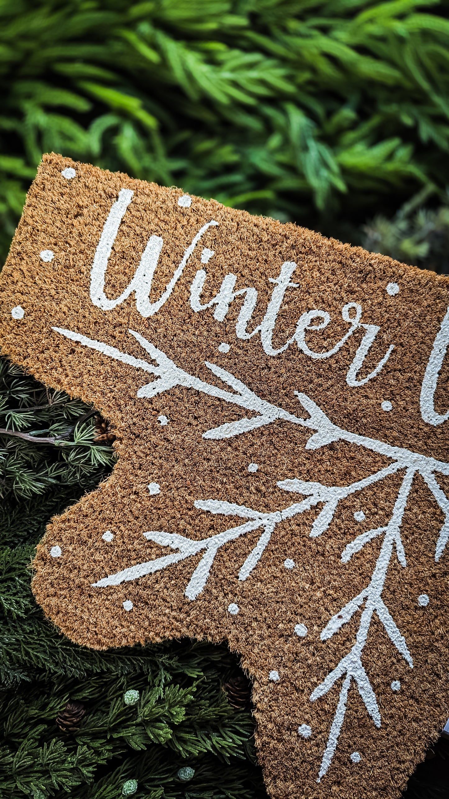 Winter Welcome Doormat