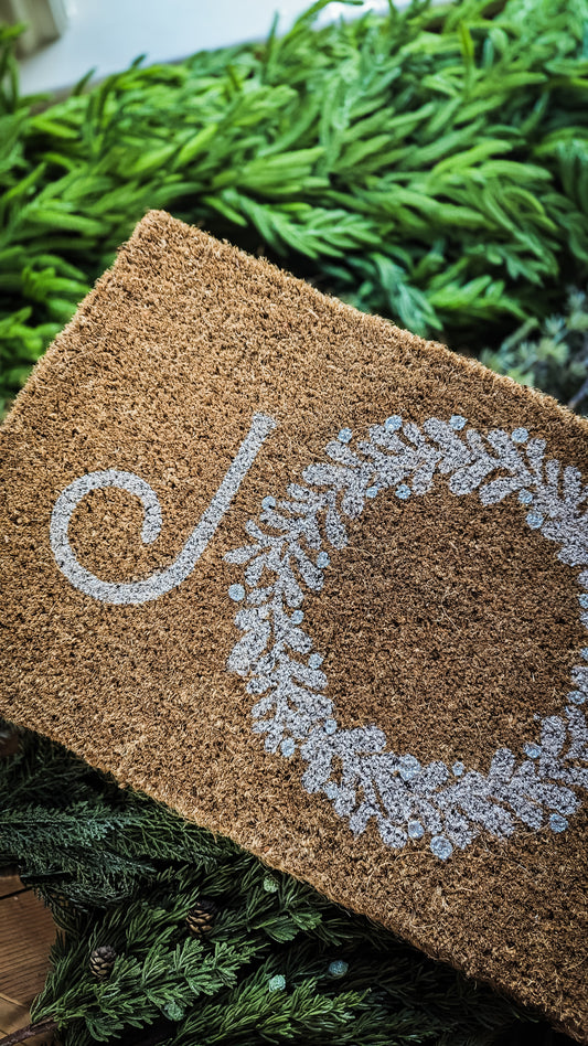 Joy Wreath Doormat