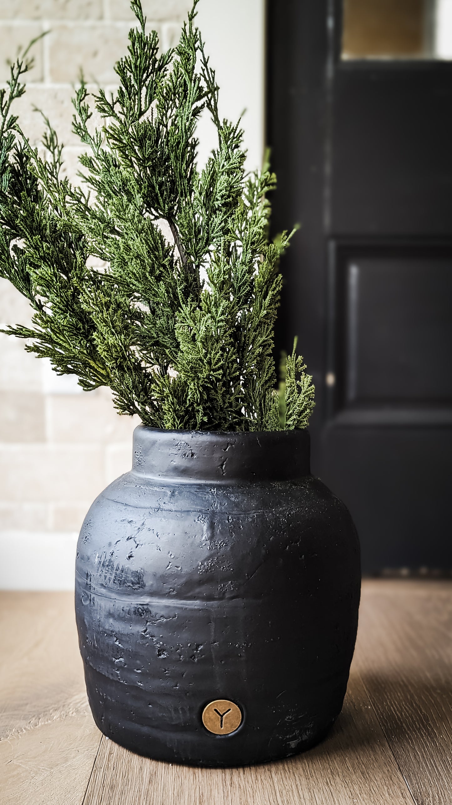 Ink Matte Black Vase