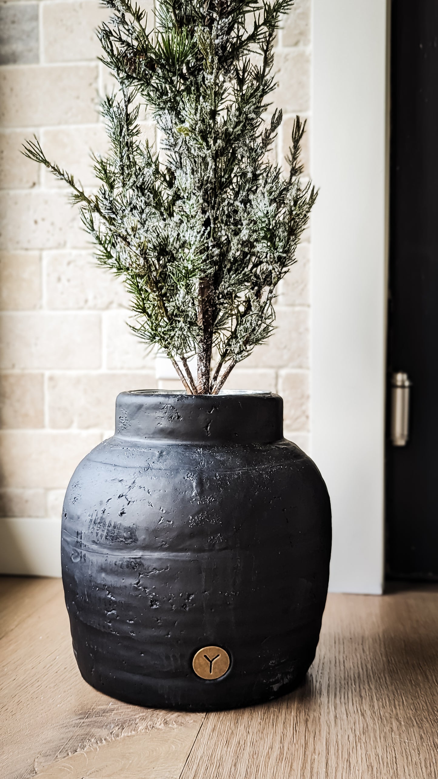 Ink Matte Black Vase