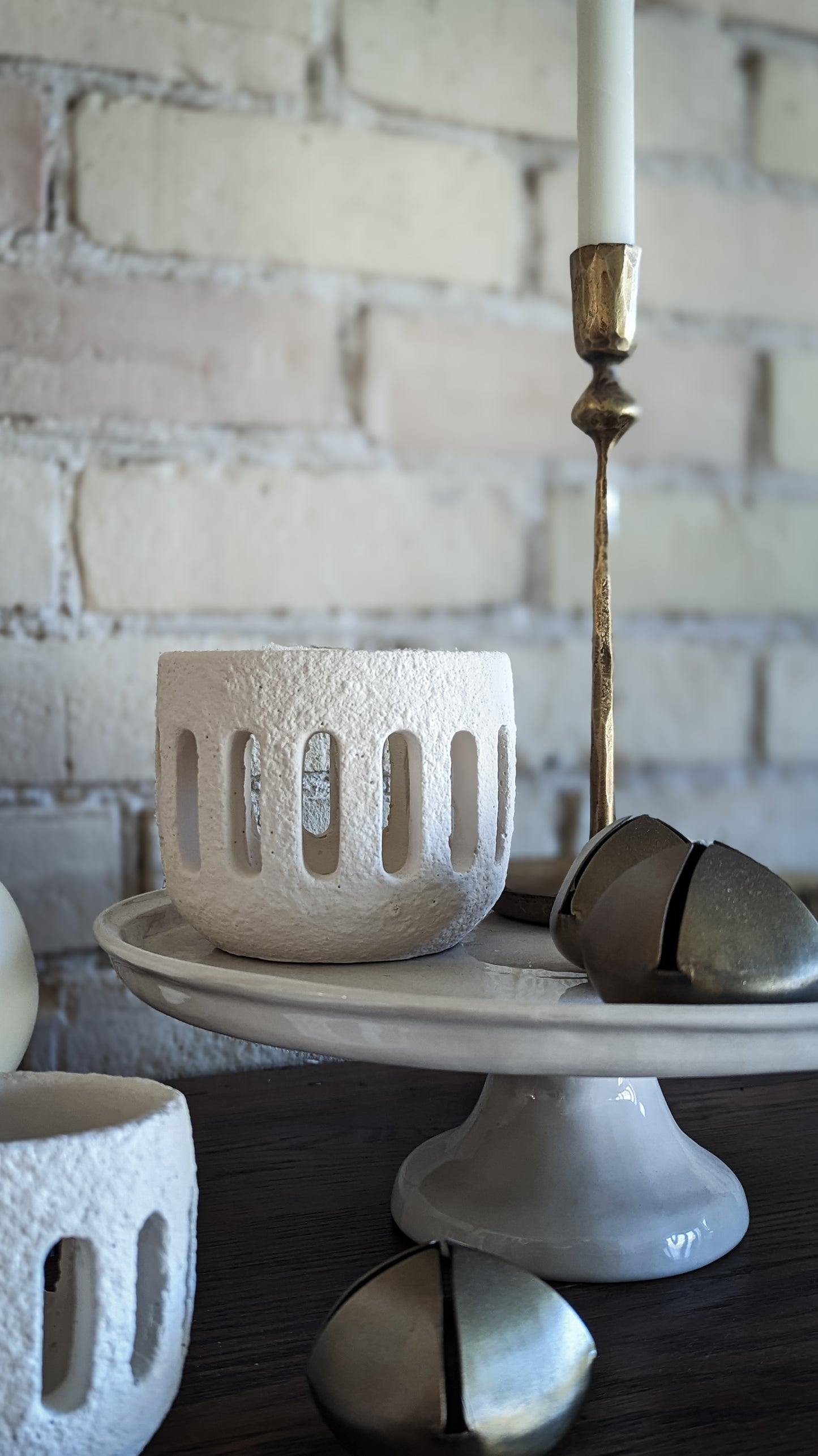 Cement Candle Holder