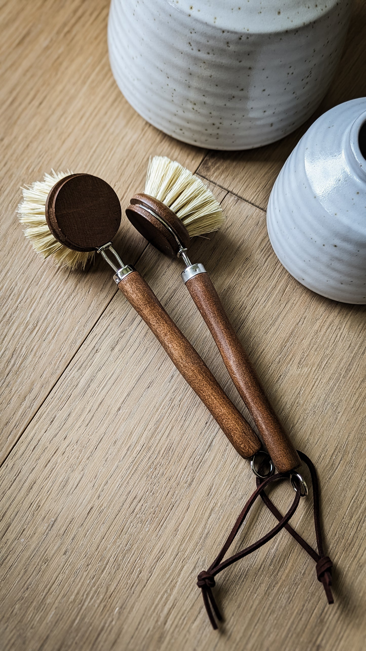 Beech Wood Long Handle Dish Brush