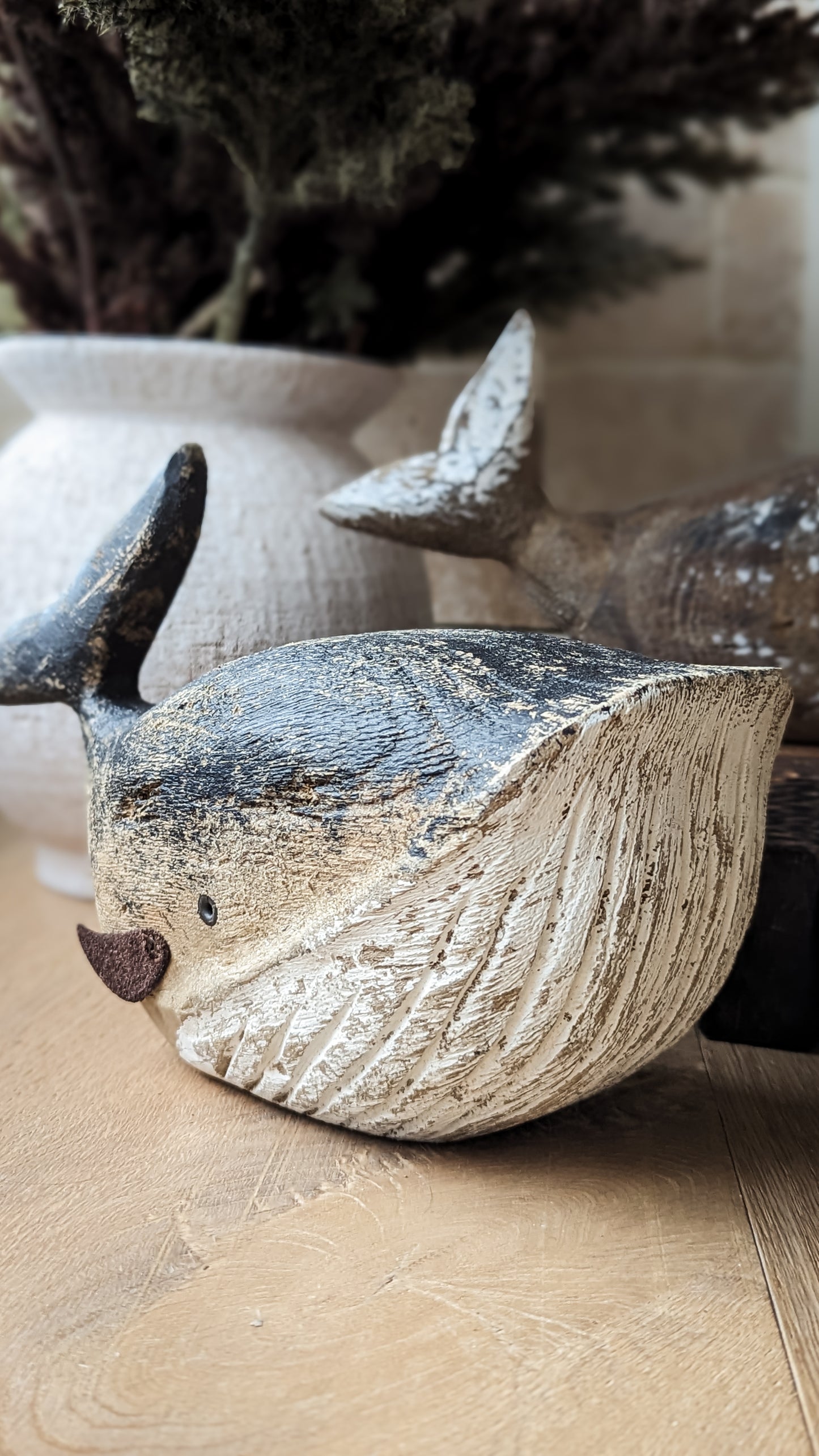 Salvaged Wood Whales