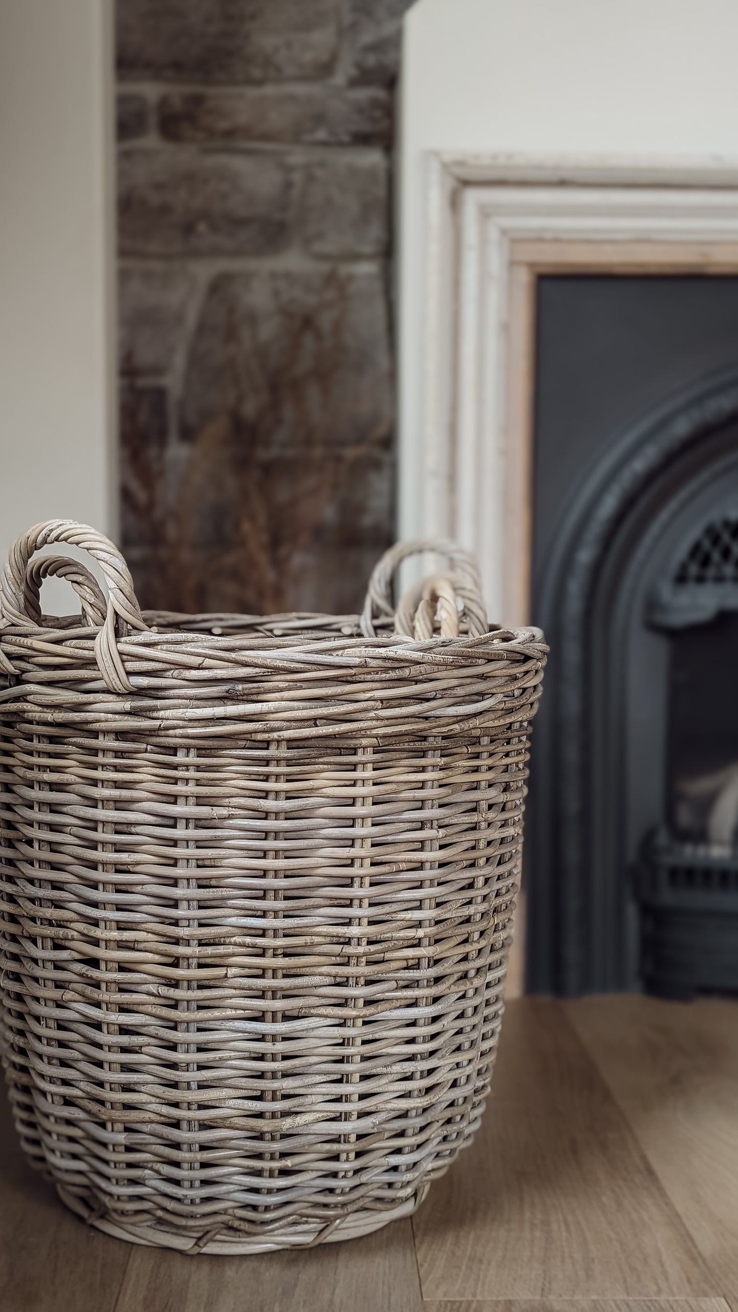 Wicker Rattan Round Baskets