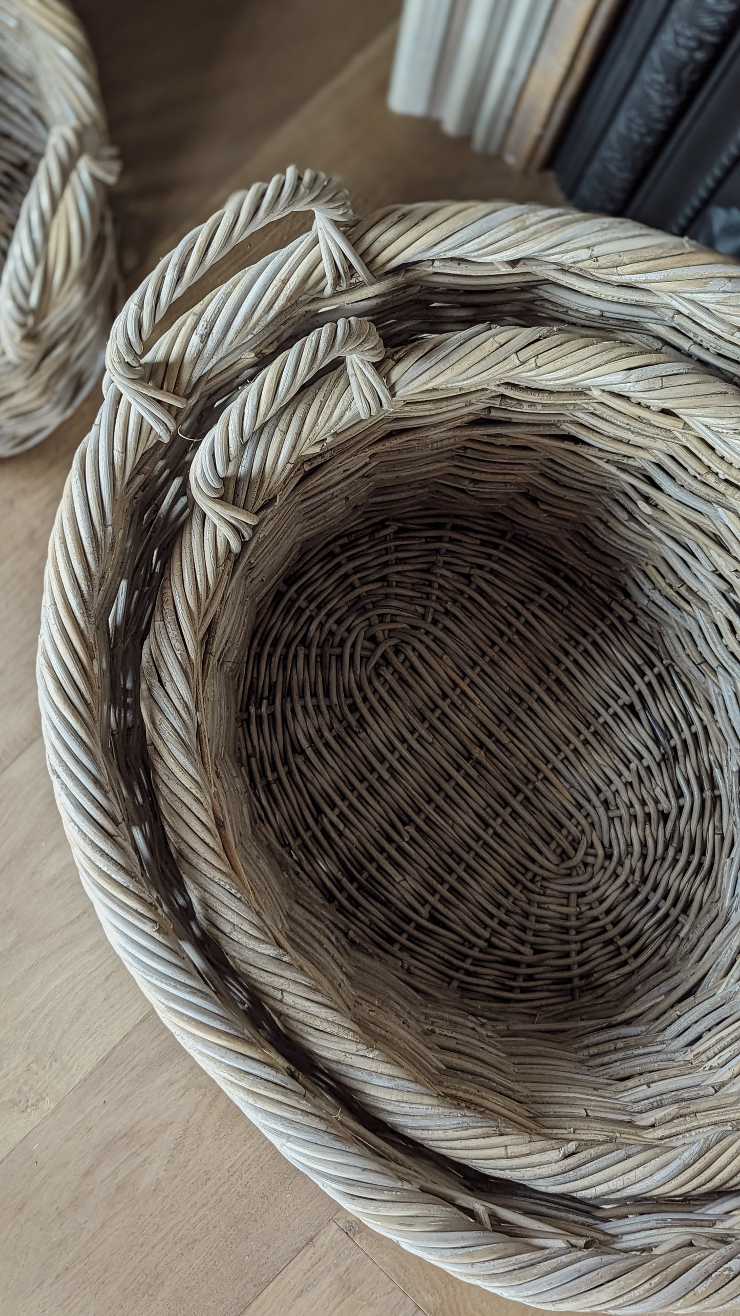 Wicker Rattan Oval Baskets