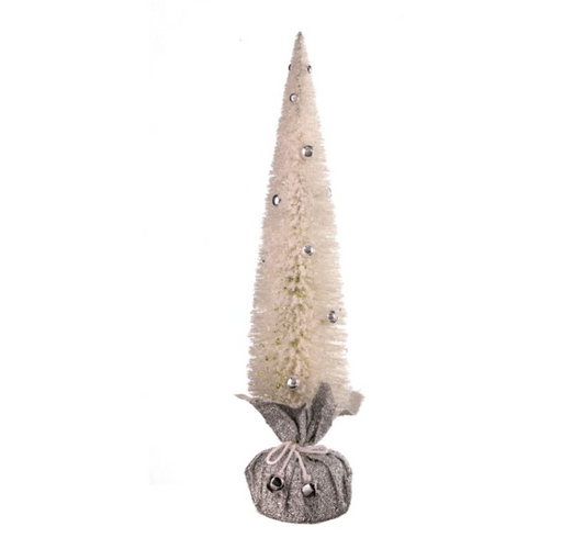 Iced Bristle Tree 24"